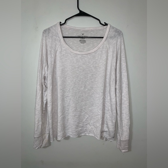 American Eagle Outfitters Tops - American Eagle Women’s White Plush Top